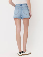Load image into Gallery viewer, Corbin- Super High Rise Distressed A Line Shorts