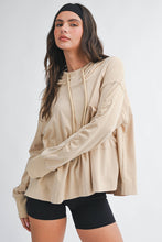Load image into Gallery viewer, Taya- Relaxed Pocket Hoodie Pullover Top