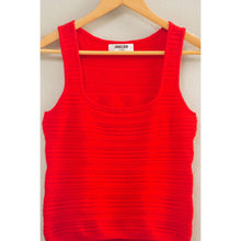 Load image into Gallery viewer, Amelia- Textured Sleeveless Scoop Neck Knit Top
