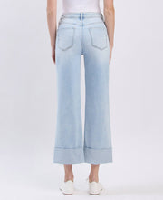 Load image into Gallery viewer, Tyson- Super High Rise Double Cuffed Baggy Wide Leg Jeans