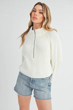 Load image into Gallery viewer, Debbie Half-Zip Sweater