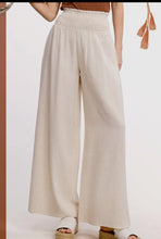 Load image into Gallery viewer, Olivia -Smocked Waist High Waist Pants with Side Pockets