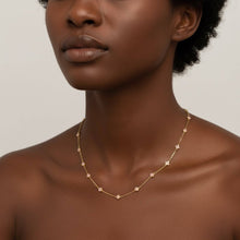 Load image into Gallery viewer, Petite Colored Clover Necklace