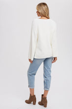 Load image into Gallery viewer, Callie- Strappy Front Fuzzy Pullover