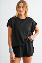 Load image into Gallery viewer, Nora- Flow Open-Back Pima Cotton Tee
