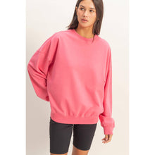 Load image into Gallery viewer, Calla- Ribbed Crew Neck Sweatshirt