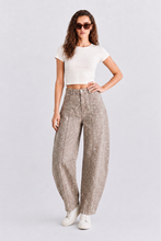 Load image into Gallery viewer, FAWN PRINT BARREL PANTS