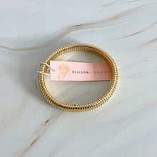 Load image into Gallery viewer, Golden Spring Soft Bangle Bracelet