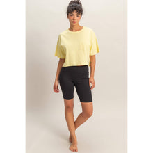 Load image into Gallery viewer, Dani- Boxy Crew Neck Top With Pocket