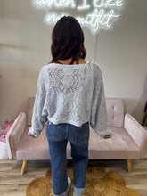 Load image into Gallery viewer, Jill- Long Sleeve Crochet Cardigan