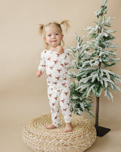 Load image into Gallery viewer, Reindeer 2pc Bamboo Pajamas Christmas PJs Kids Toddler Baby