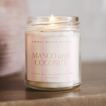 Load image into Gallery viewer, Mango and Coconut 9 oz Soy Candle