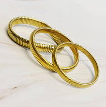 Load image into Gallery viewer, Golden Spring Soft Bangle Bracelet
