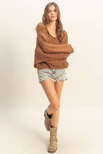 Load image into Gallery viewer, Aurora- Ribbed Drop Sleeve Sweater