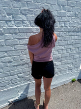 Load image into Gallery viewer, Kora- Knit Rib One Shoulder Round Neck Sleeveless Top