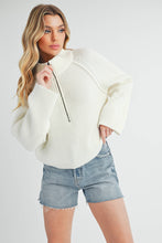 Load image into Gallery viewer, Debbie Half-Zip Sweater