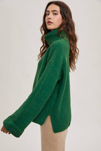 Load image into Gallery viewer, Jill- Turtleneck Oversized Knit Sweater