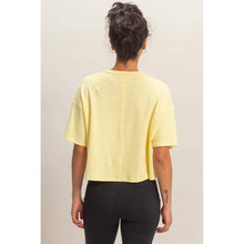 Load image into Gallery viewer, Dani- Boxy Crew Neck Top With Pocket