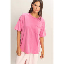 Load image into Gallery viewer, Hollis- Washed Pocket Crew Neck T-Shirt