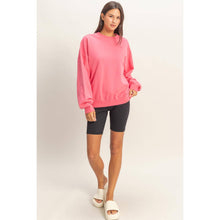 Load image into Gallery viewer, Calla- Ribbed Crew Neck Sweatshirt