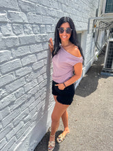 Load image into Gallery viewer, Kora- Knit Rib One Shoulder Round Neck Sleeveless Top