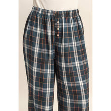 Load image into Gallery viewer, Joey- Flannel Wide Leg Lounge Pants