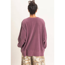 Load image into Gallery viewer, Kena- Oversized Raw Edge Sweatshirt