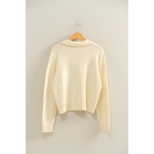 Load image into Gallery viewer, Taylor- Collared V Neck Sweater