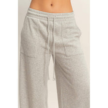 Load image into Gallery viewer, Tenley- Burnout French Terry Wide-Leg Pants