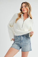 Load image into Gallery viewer, Debbie Half-Zip Sweater