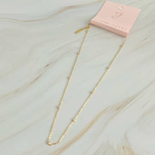 Load image into Gallery viewer, Dainty Bezeled Sparkle Necklace