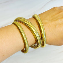 Load image into Gallery viewer, Golden Spring Soft Bangle Bracelet