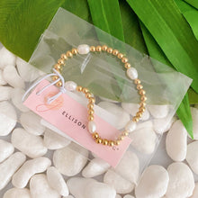 Load image into Gallery viewer, Freshwater Pearls Golden Bauble Bracelets