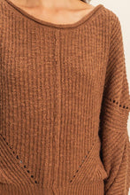Load image into Gallery viewer, Aurora- Ribbed Drop Sleeve Sweater