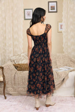 Load image into Gallery viewer, Cami- Floral Sweetheart Midi Dress