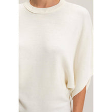 Load image into Gallery viewer, Collins- Crew Neck Short Sleeve Sweater
