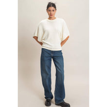 Load image into Gallery viewer, Collins- Crew Neck Short Sleeve Sweater
