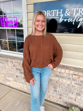 Load image into Gallery viewer, Aurora- Ribbed Drop Sleeve Sweater
