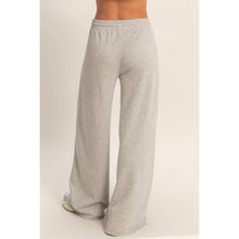 Load image into Gallery viewer, Tenley- Burnout French Terry Wide-Leg Pants
