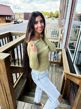 Load image into Gallery viewer, Kari- Ribbed Fold Over Sweater
