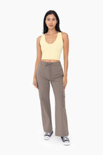Load image into Gallery viewer, Tessa- Seamless Ribbed V-Neck Crop Top
