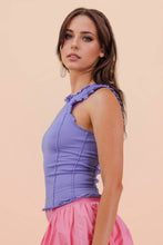 Load image into Gallery viewer, Nora- Lettuce Hem Casual Fitted Knit Top
