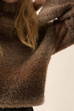 Load image into Gallery viewer, Soraya- Striped Ombre Turtleneck Wide-Sleeve Sweater
