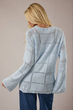Load image into Gallery viewer, Cove- Knitted Detail Long Sleeve Sweater Top

