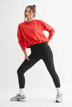 Load image into Gallery viewer, Lora- Mineral Bubble Hem Pullover
