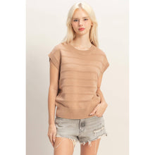 Load image into Gallery viewer, Andie- Textured Round Neck Dolman Sleeve Top
