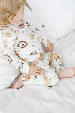 Load image into Gallery viewer, Away in a Manger PJ Footless Onesie Cotton
