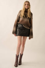 Load image into Gallery viewer, Soraya- Striped Ombre Turtleneck Wide-Sleeve Sweater
