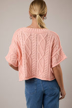Load image into Gallery viewer, Carson- Short Sleeve Knit Sweater Top

