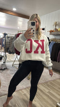 Load image into Gallery viewer, KANSAS CITY &amp; KC Reversible Mock-neck Sweatshirt
